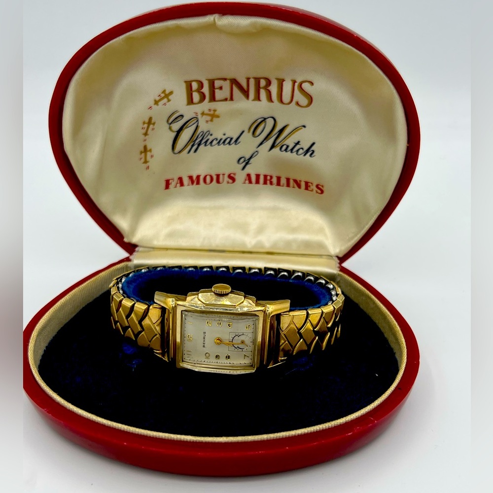 Benrus Official Watch Of Famous Airlines Gem Benrus official watch of famous airlines gem
